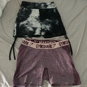 2 pairs of gym shorts
